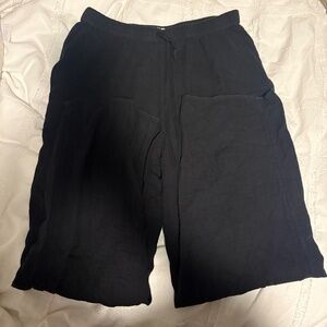 Wilfred Free Linen-Blend Pants – Black (Size M) | Worn a Few Times